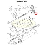 Pouzdro řemenice 40x65 AGF